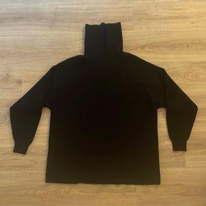 Free People - black oversized sweater- Sm